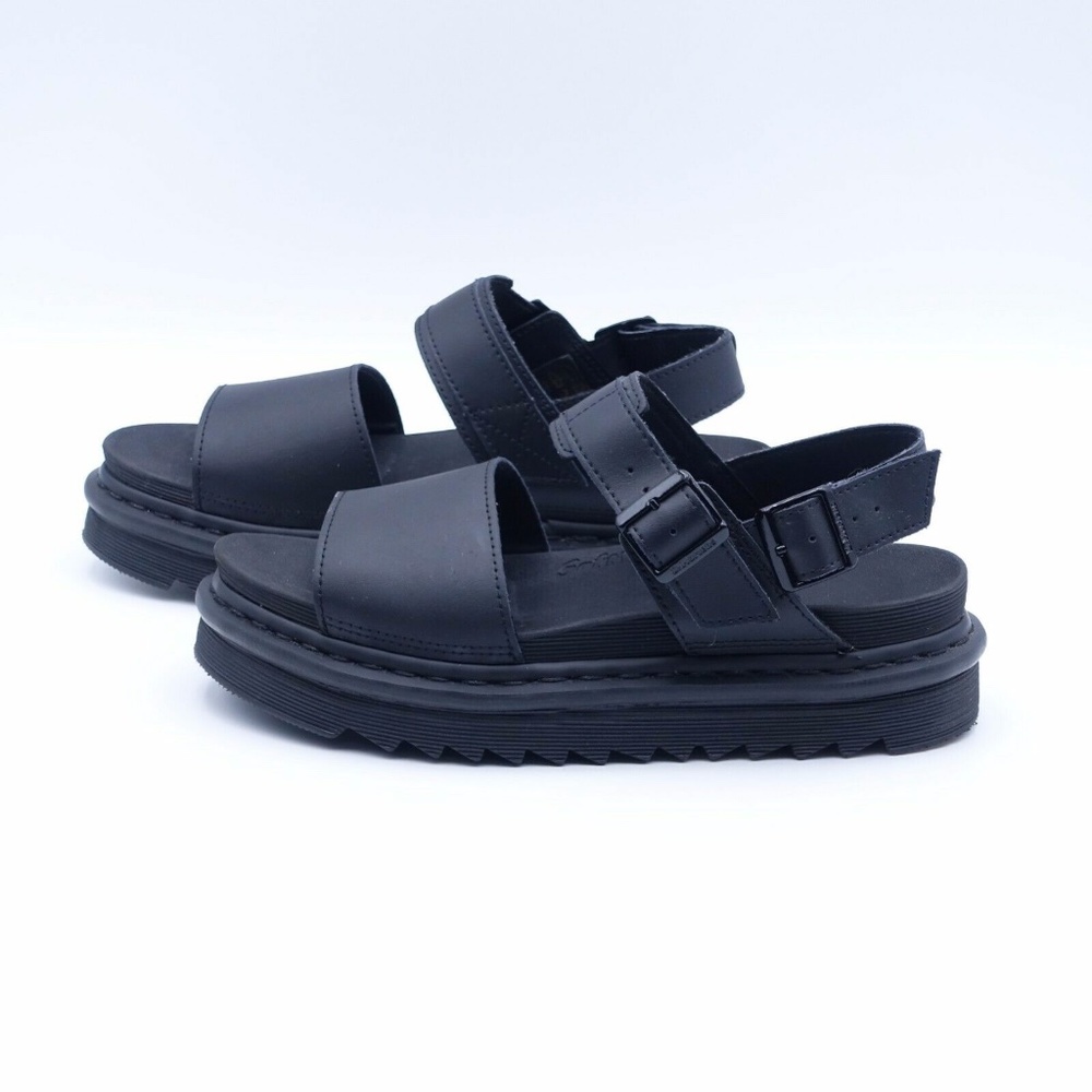 Dr. Martens Voss Strappy Platform Sandals Black